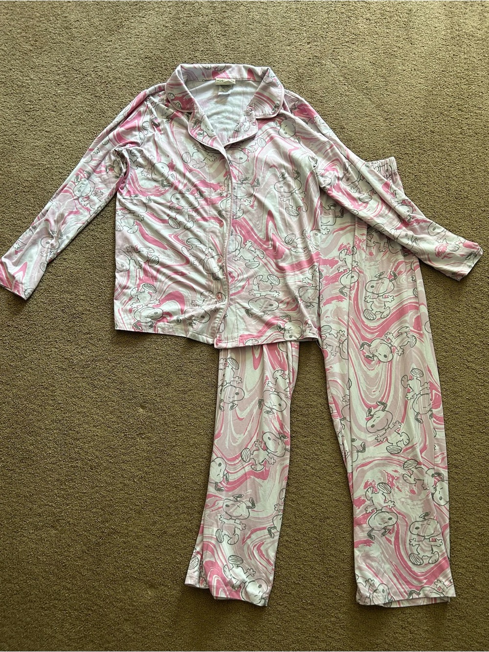 Munki Munki Snoopy Pajamas Large